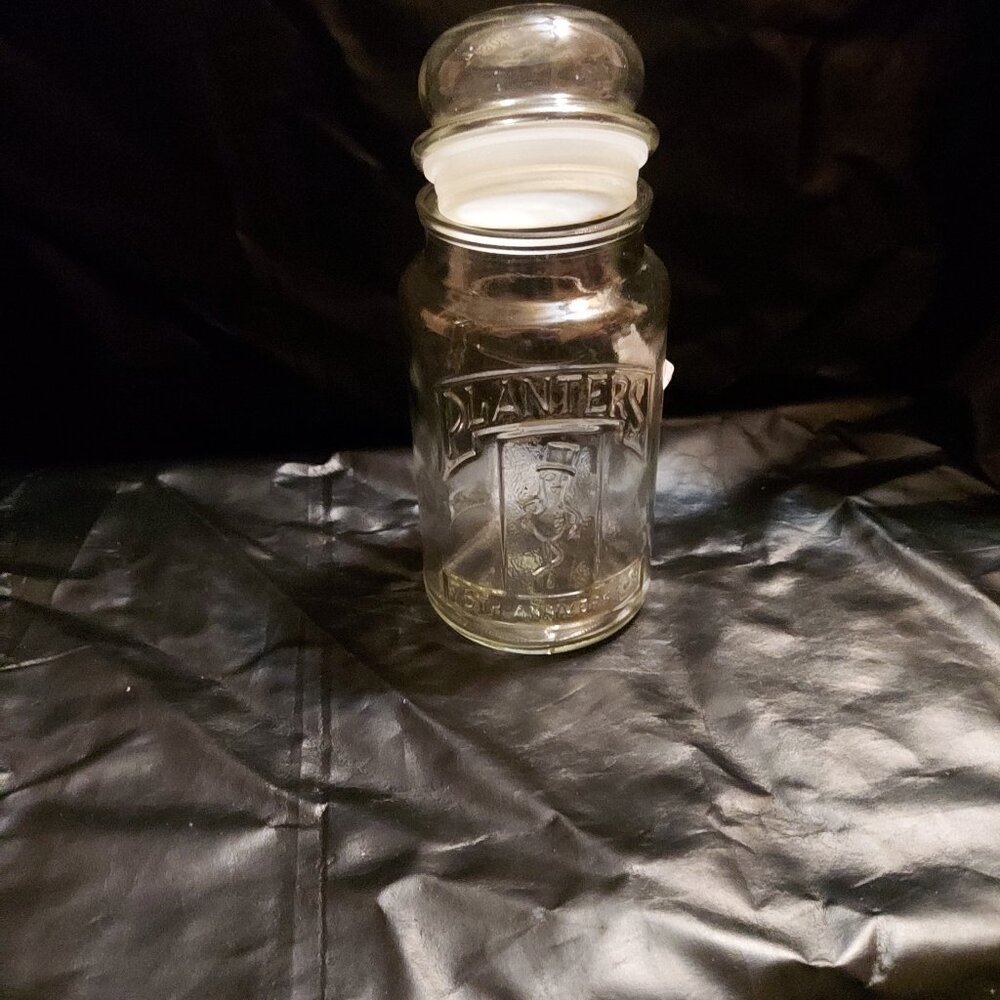 Vintage 1981 "75th" Anniversary Planters Peanuts Jar